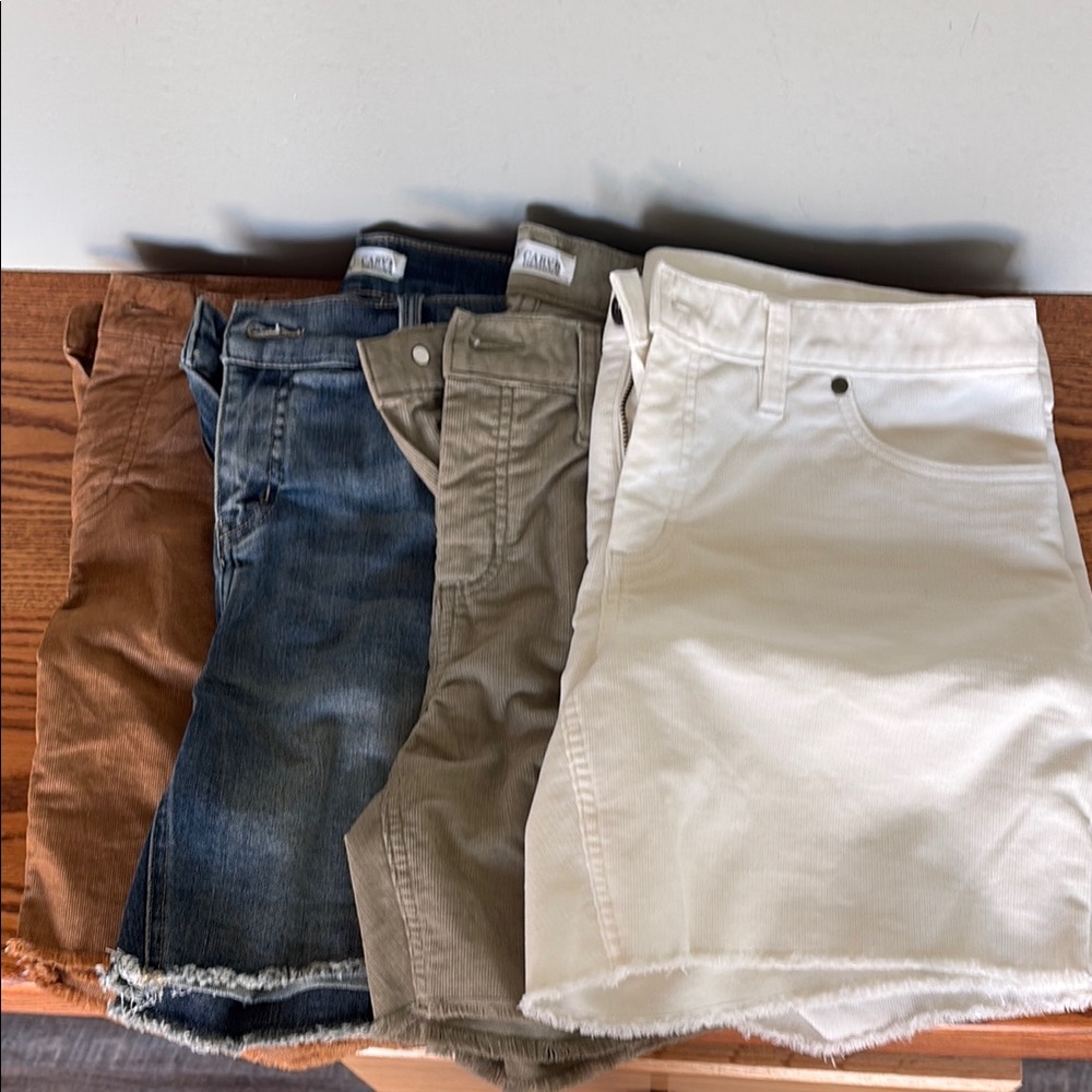 Carve Designs Women's Jean Shorts - Brown, Blue, Gray, White